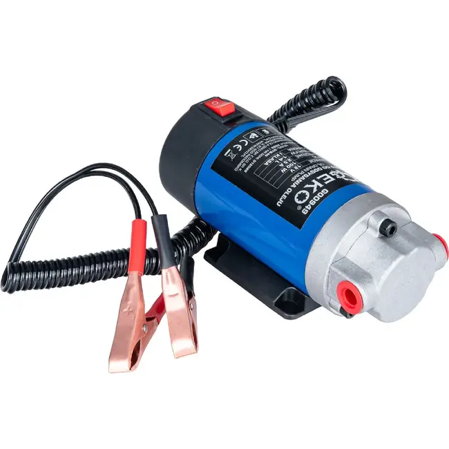 GEKO Elektrische 12 V olie-afzuigpomp 100 W voor auto, motor en landbouwmachine