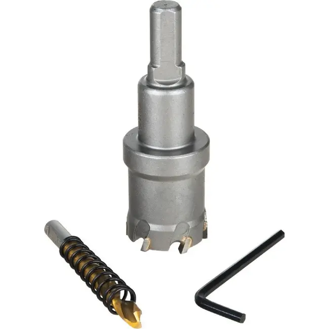 GEKO Hardmetalen TCT gatenzaag 27 mm met zeskantopname voor metaal