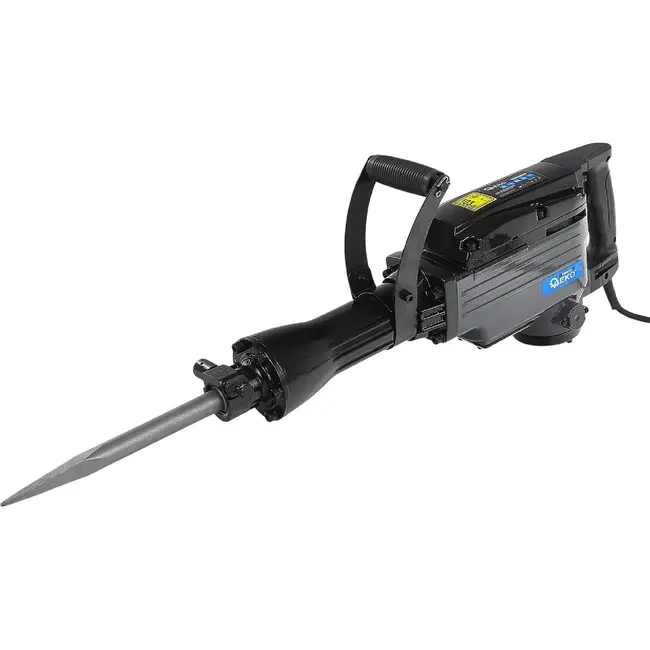 GEKO Sloophamer 45 J 1200 W met HEX opname, twee beitels, hulpgreep en opbergkoffer