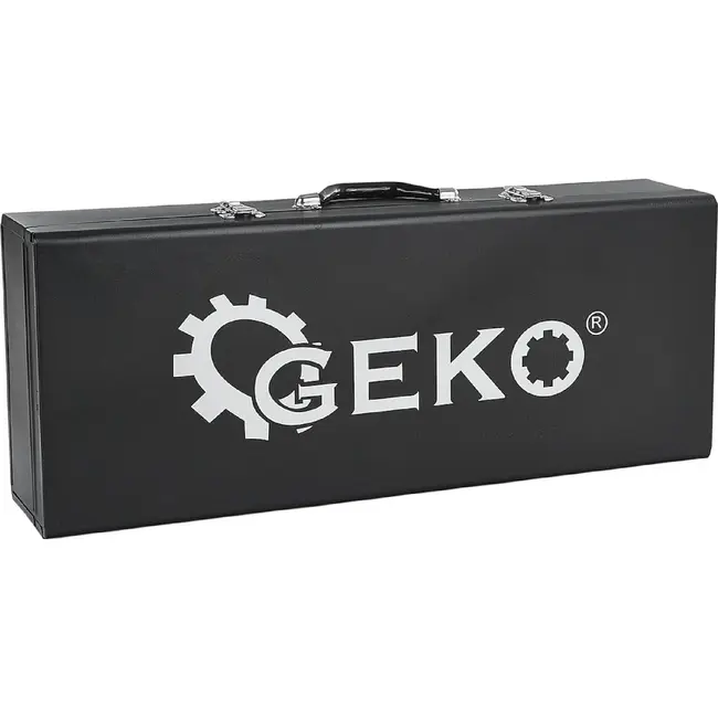 GEKO Sloophamer 45 J 1200 W met HEX opname, twee beitels, hulpgreep en opbergkoffer