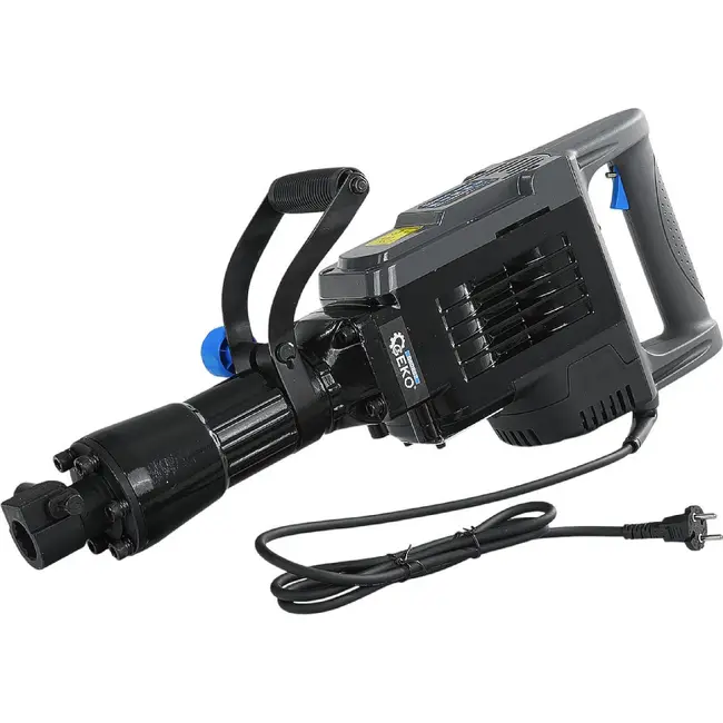 GEKO Sloophamer 70 J 1700 W met HEX 30 mm, twee beitels, hulpgreep en metalen koffer