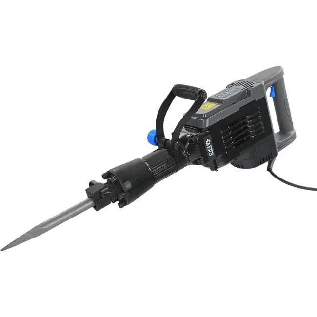 GEKO Sloophamer 70 J 1700 W met HEX 30 mm, twee beitels, hulpgreep en metalen koffer