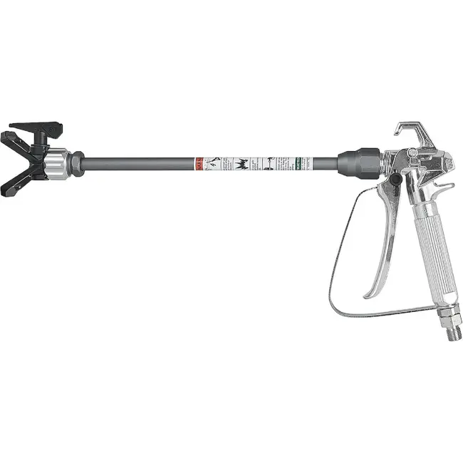 GEKO Airless verfspuit 700 W 200 bar met 15 m slang, spuitpistool, spuitmond en verlengstang