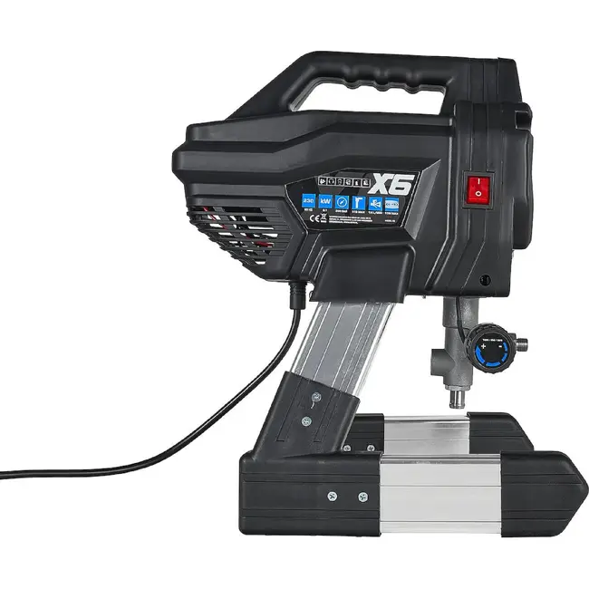 GEKO Airless verfspuit 700 W 200 bar met 15 m slang, spuitpistool, spuitmond en verlengstang