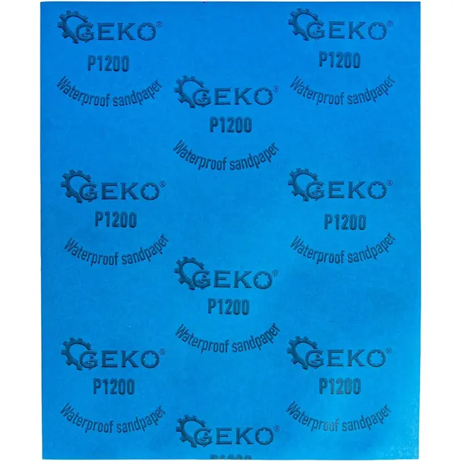 GEKO Watervast schuurpapier 230 x 280 mm P1200, 50 stuks praktisch