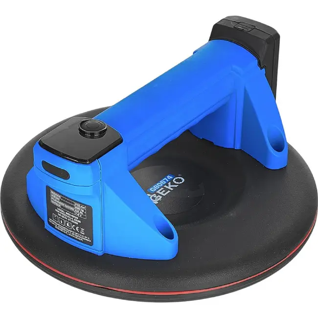 GEKO Accu vacuümzuignap 210 mm 200 kg met twee accu's van 2,0 Ah