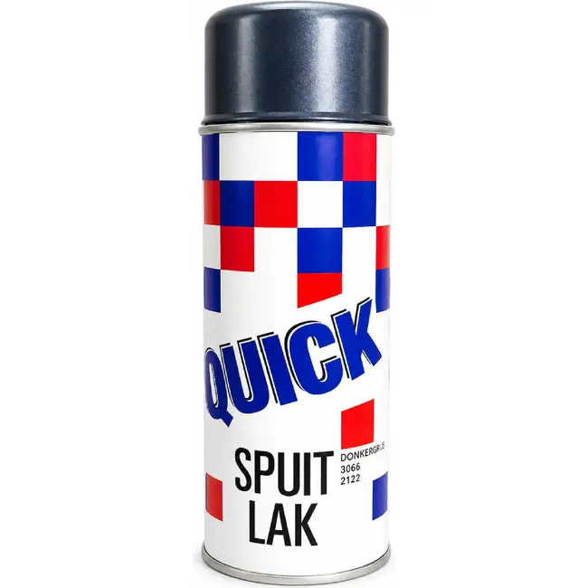 Quick Donkerblauw metallic lak - veelzijdig - 400 ml - voor diverse oppervlakken