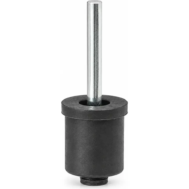 ProPlus Tentstokdop - Ø 21 mm - met metalen pin - zwart/zilver