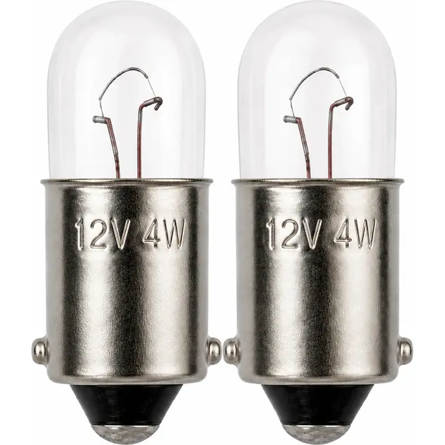 ProPlus Autolamp - 12V - 4W - BA9S - 2 stuks - Blisterverpakking