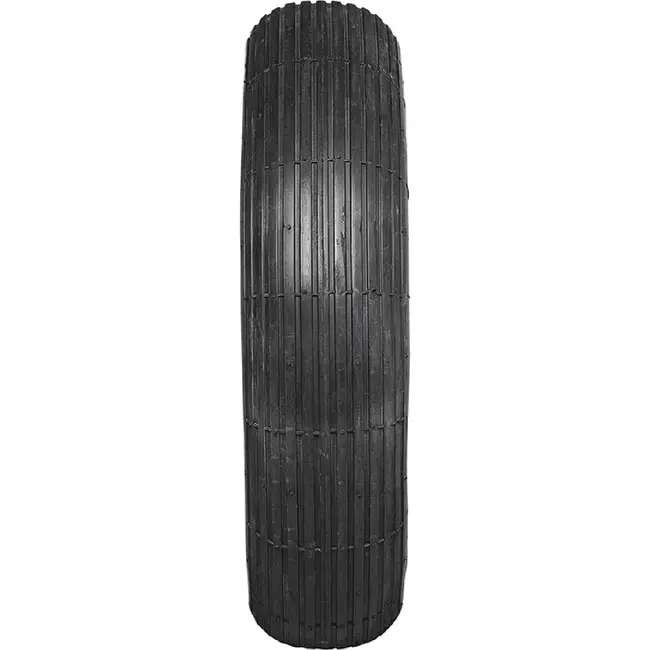 ProPlus Kruiwagenwiel - Luchtband met metalen velg - Ø 370 mm - Asgat Ø 20 mm - Zwart/Rood