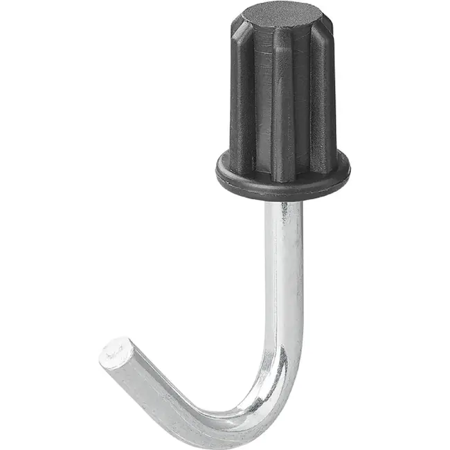 ProPlus Tentdop met ronde haak - metaal - Ø 19 mm - zwart