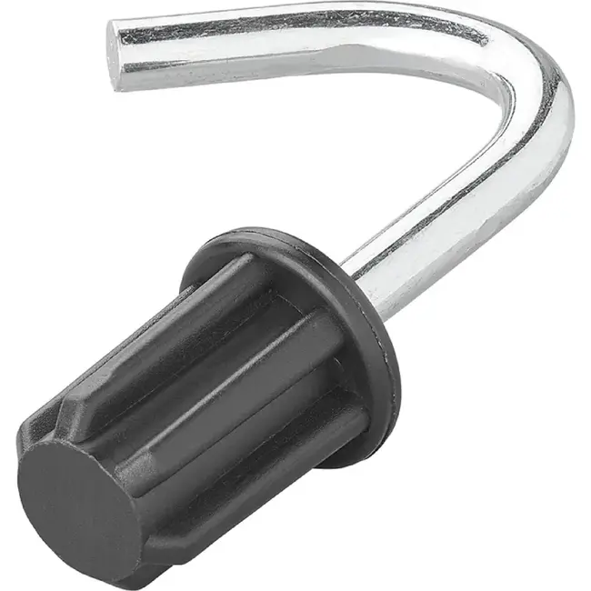 ProPlus Tentdop met ronde haak - metaal - Ø 19 mm - zwart
