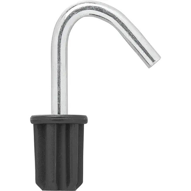 ProPlus Tentdop met ronde haak - metaal - Ø 19 mm - zwart
