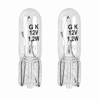 ProPlus Autolamp set - 12V - 1.2W - T5 fitting - 2 stuks