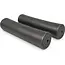Falkx Zwarte fiets handvatten - 120mm - Comfortabel PVC - Set van 2