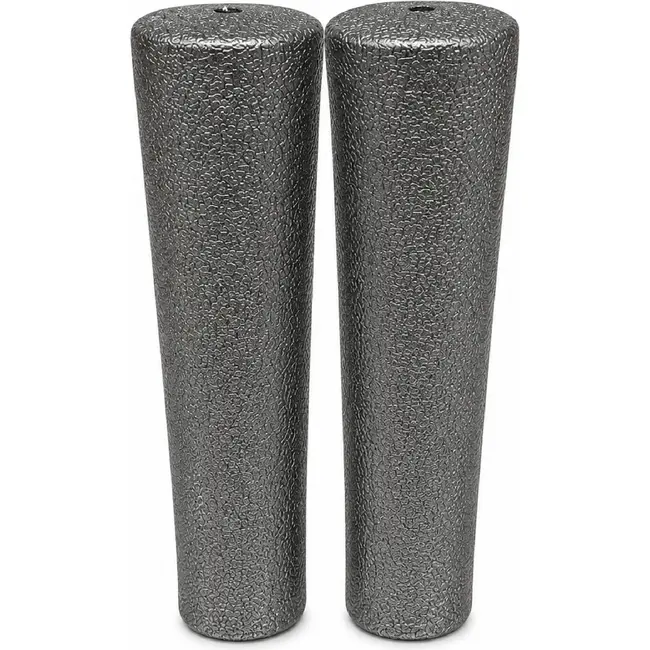 Falkx Zwarte fiets handvatten - 120mm - Comfortabel PVC - Set van 2