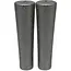 Falkx Zwarte fiets handvatten - 120mm - Comfortabel PVC - Set van 2