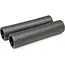 Falkx Zwarte fiets handvatten - 120mm - Comfortabel PVC - Set van 2