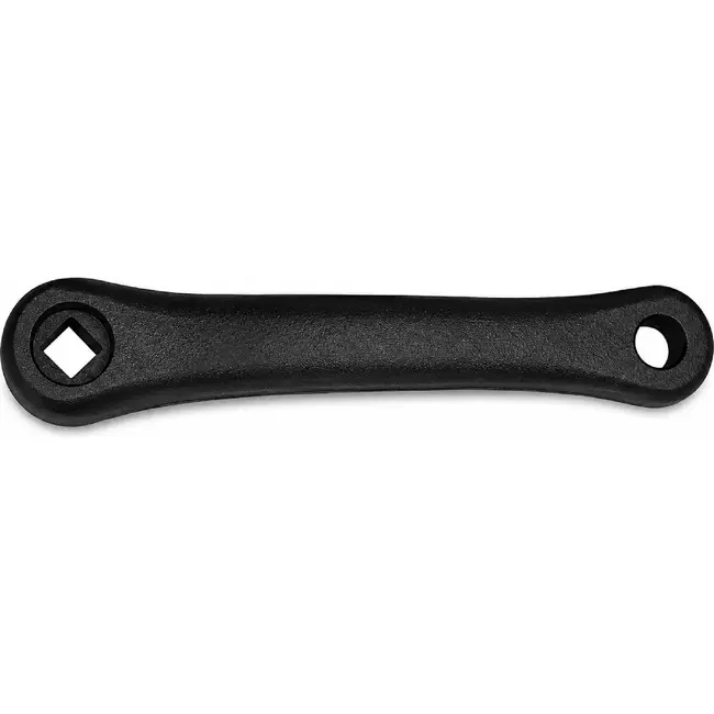 Falkx Linker crank - aluminium - zwart - 170 mm - spieloos ontwerp