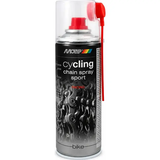 Motip Ketting Spray Sport - Droog Smeermiddel - Keramiekdeeltjes - 200ml - Voor Droge Omstandigheden
