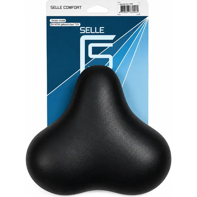 Selle Comfort Rokzadel met punt - Comfortabel fietsen - Zonder strop - Hangverpakking