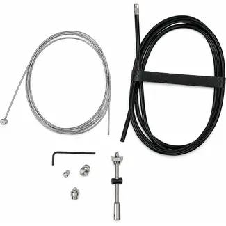 Slurf Trommelremkabel achter - RVS - 230 cm binnenkabel - 175 cm buitenkabel - Zwart
