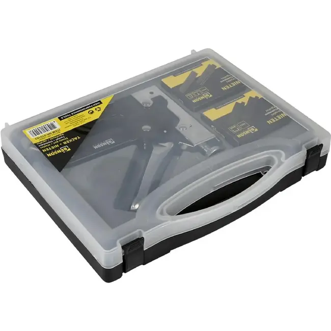Benson Veelzijdige handtacker set - Inclusief 3 soorten nietjes en opbergkoffer