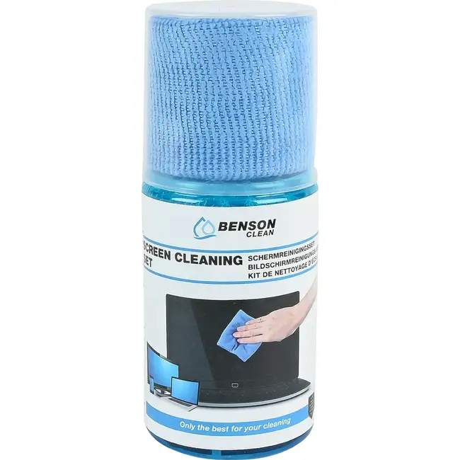 Benson Schermreinigingsset 3-delig - 200 ml - 25x 25 cm