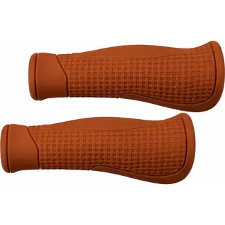 Cloud Base Ergonomische fietshandvatten - anatomisch ontwerp - bruin - 130 mm - set van 2