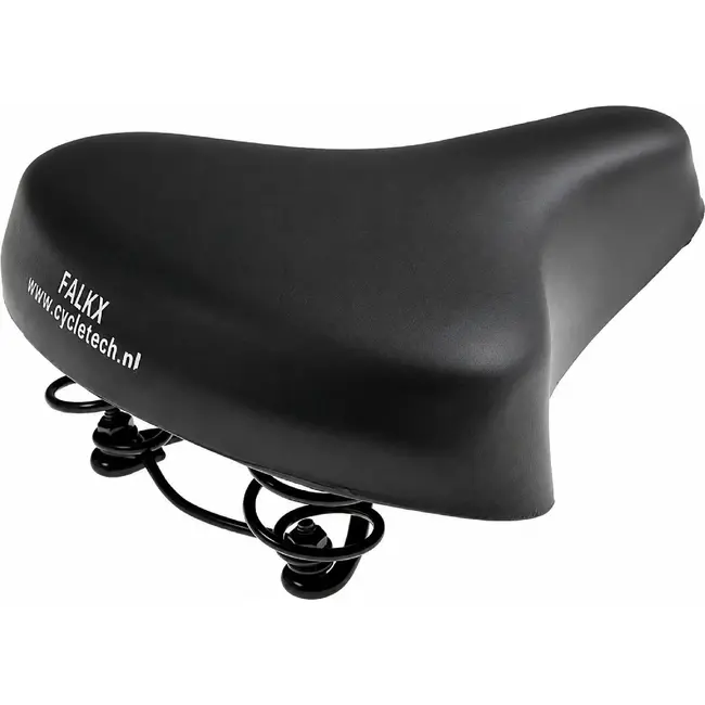 Falkx Comfortabel stadszadel - waterdicht - lichtgewicht - 23x21 cm - inclusief zadelstrop
