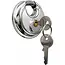 Falkx Discus hangslot - 70 mm - Roestvrij staal - Extra zaagbescherming - Binnen- en buitengebruik