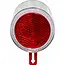 Falkx Solar LED achterlicht - Zonnecel en bewegingssensor - Montage op spatbord - 3 lumen - Rood/Zwart