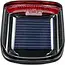 Falkx Solar LED achterlicht - Zonnecel en bewegingssensor - Montage op spatbord - 3 lumen - Rood/Zwart