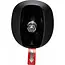 Falkx Solar LED achterlicht - Zonnecel en bewegingssensor - Montage op spatbord - 3 lumen - Rood/Zwart