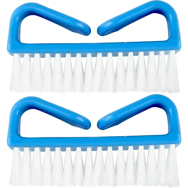 Benson Set nagelborstels - stevig - plastic handvat - 8 cm - 2 stuks