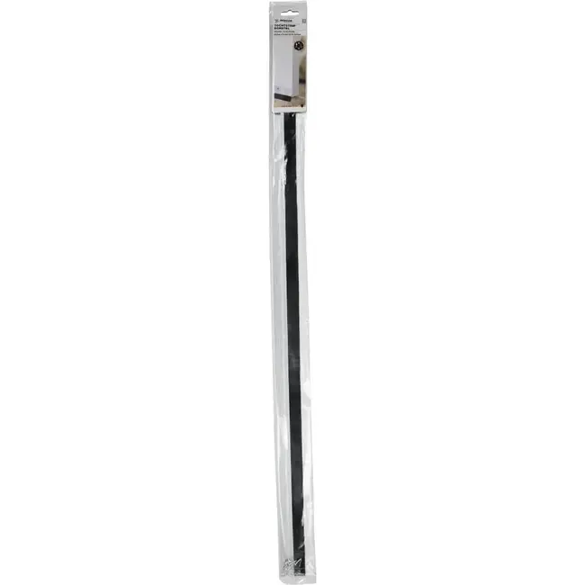 Benson Tochtstrip borstel - aluminium zilver - 100 cm - inkortbaar - voor deuren