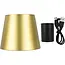 Benson Aanraakdimbare LED flessenlamp - goud - oplaadbaar - compact ontwerp - warm wit licht