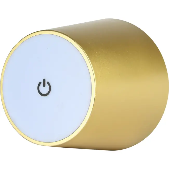 Benson Aanraakdimbare LED flessenlamp - goud - oplaadbaar - compact ontwerp - warm wit licht