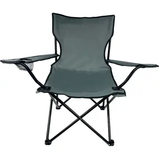 Benson Campingstoel 50 x 50 x 80 cm grijs van sterk 600D polyester