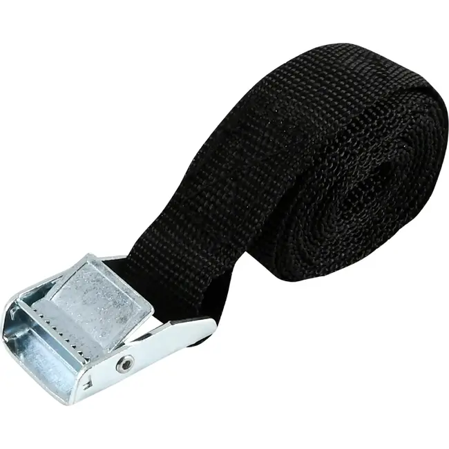 Benson Spanband met klemgesp 2,5 m lang en 25 mm breed voor bagage