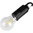 Benson Campinglamp solar 4-delig met karabijnhaak, 3 lichtstanden, dagsensor, batterij en IP44