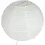 Benson Tafellamp rijstpapier rond wit 20 cm met batterijvoeding