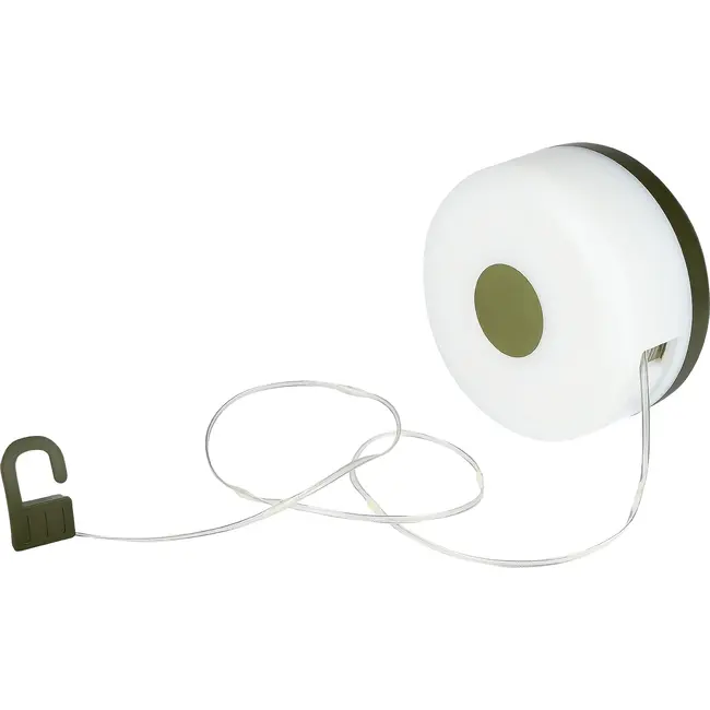 Benson Campinglamp 2-in-1 oplaadbaar met 8 meter lichtslinger, 200 lumen en 30 leds voor buiten