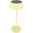 Benson Tafellamp solar beige metaal 3 W met 120 lumen, 800 mAh accu en drie instelbare lichtstanden