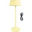 Benson Tafellamp solar beige metaal 3 W met 120 lumen, 800 mAh accu en drie instelbare lichtstanden