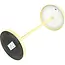 Benson Tafellamp solar beige metaal 3 W met 120 lumen, 800 mAh accu en drie instelbare lichtstanden