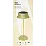 Benson Tafellamp solar beige metaal 3 W met 120 lumen, 800 mAh accu en drie instelbare lichtstanden