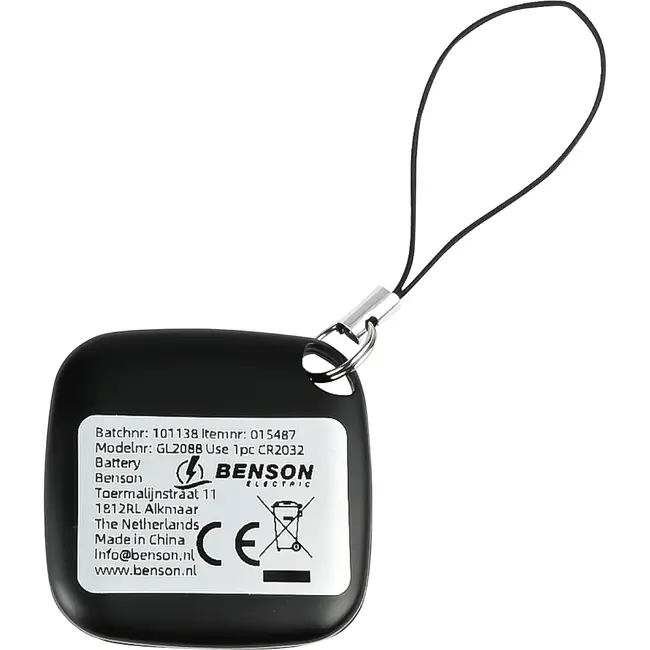 Benson Voorwerpzoeker 3-delig met pieptoon en vervangbare batterij