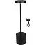 Benson Tafellamp dimbaar en oplaadbaar zwart metaal 8 x 34 cm voor tafel