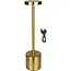 Benson Tafellamp dimbaar en oplaadbaar goud metaal 8 x 34 cm hoog